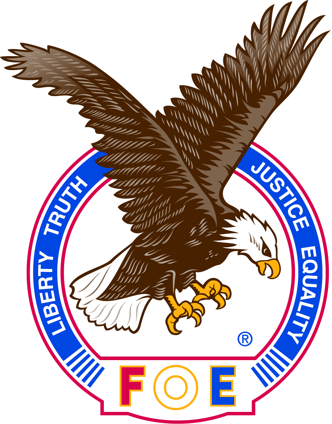 Eagles Club Aerie logo.